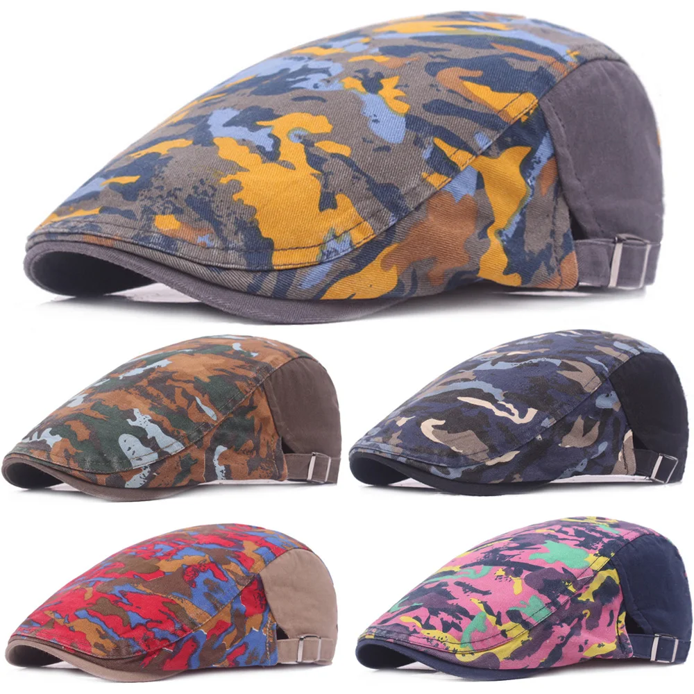 Men Women Stylish Camouflage Cap 