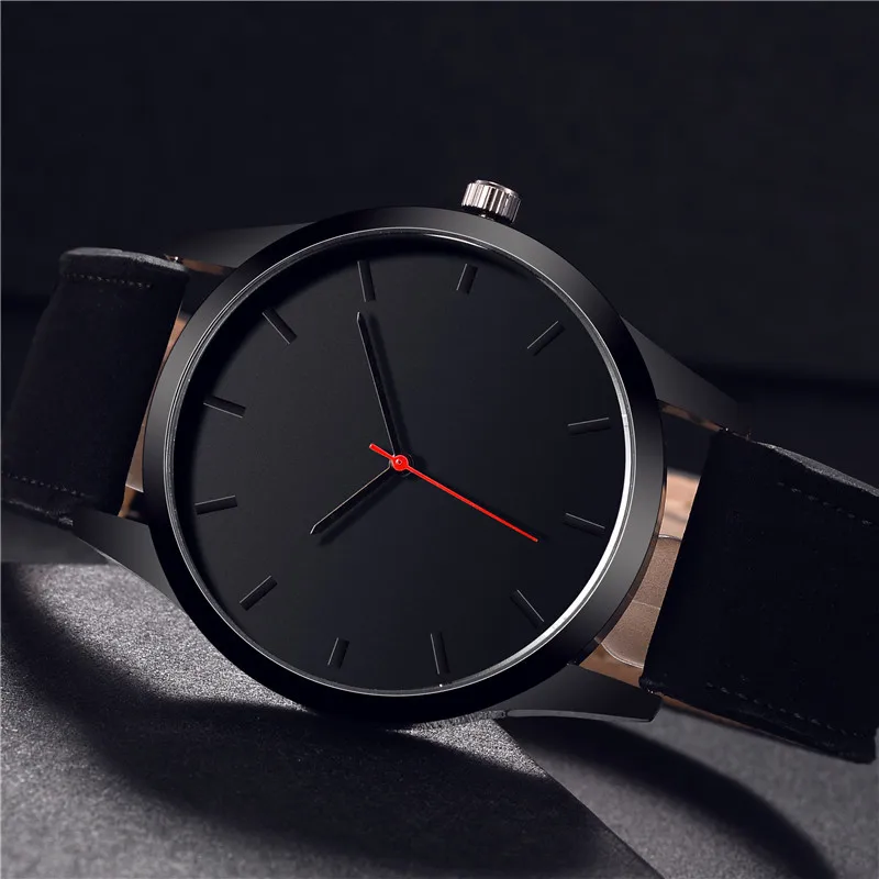 Reloj Мода Большой циферблат Военная Кварцевые Для мужчин часы кожаные спортивные часы Высокое качество часы наручные часы Relogio Masculino T1