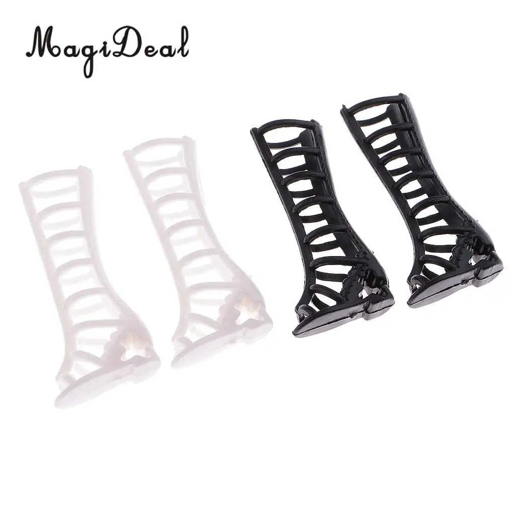 MagiDeal 6Pcs Plastic Clothes set for Doll Dress Up Bag Hat Shoes Beach Holiday Costumes Accs Kids Pretend Play Toys