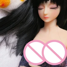 Closed Eyes Realistic silicone mini sex doll for man,Life size love dolls
