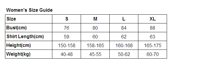 women's size guide