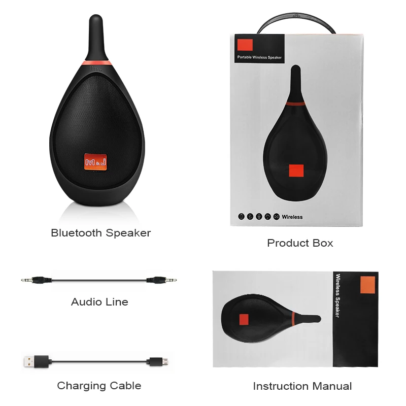 M& J Боулинг беспроводной Bluetooth динамик сабвуфер Радио система FM TF USB Саундбар Колонка музыка зарядка Телефон настольный ПК компьютер