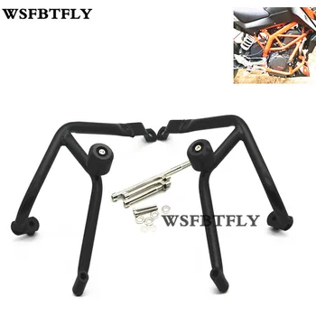 

Black Motorcycle Crash Bars Frame Protector Protection Guard For KTM Duke 390