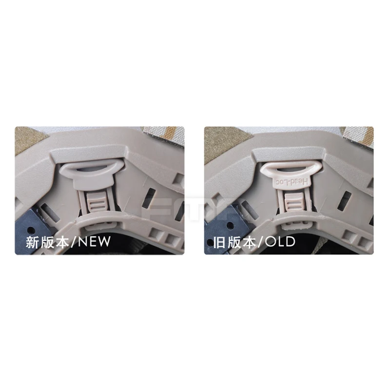 FMA Goggle Strap Clips 14mm Wide Fixed Helmet Rail Mount Airsoft Color BK/DE/FG 