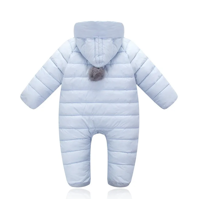 CROAL chery/зимняя одежда для маленьких девочек и мальчиков; теплый детский комбинезон; зимний комбинезон для новорожденных; пальто с капюшоном для младенцев
