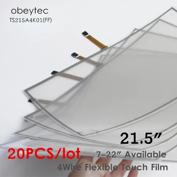 

20PCS! obeycrop 21.5 " resistance touchscreens film, AA 476*268 mm, TS215A4K01(FF), Controller exclusive, A grade quality