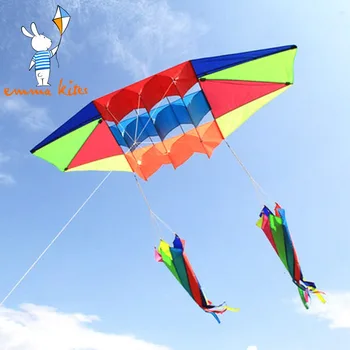 

Single Line Kites for Adults Big 3D Radar Kite Flying with Kite Tail Outdoor Toys Sport Fun Beach Park Flying
