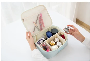 

Water proof Travelling Makeup Organizer Flexible Bath Toiletries Storage Organizer Portable makeup Bag Washable makeup box