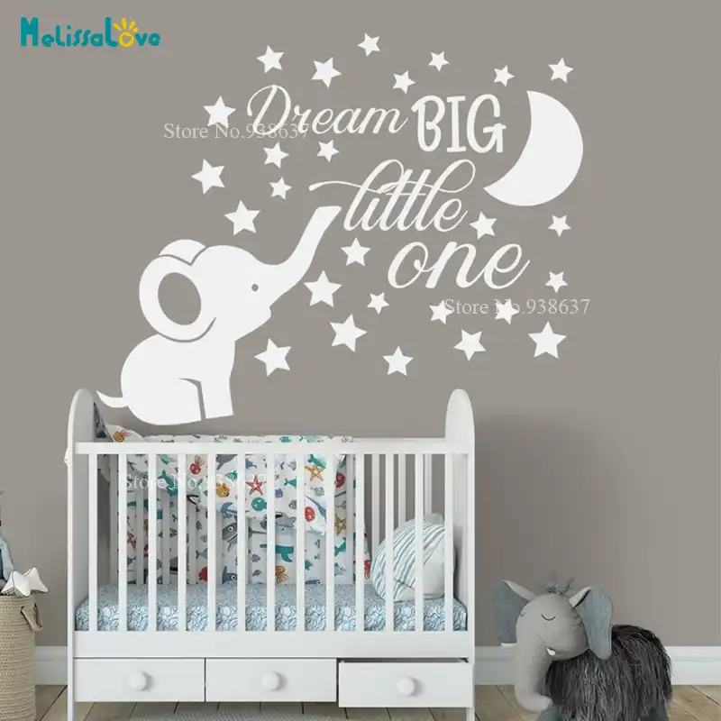 moon and stars wall decals for nursery