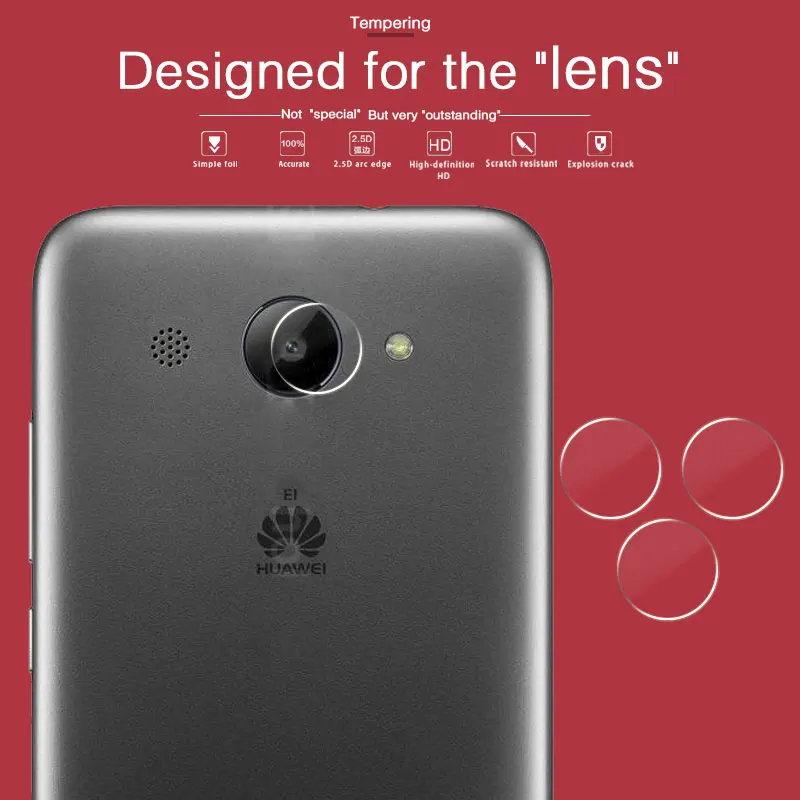 Закаленное стекло для объектива камеры Huawei Y3 Y9 2018 2019 CAG L02 L22 Защитная пленка