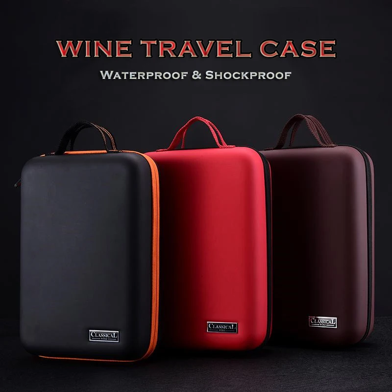 Buy Popular Double Bottle Wine Travel Case With Opener