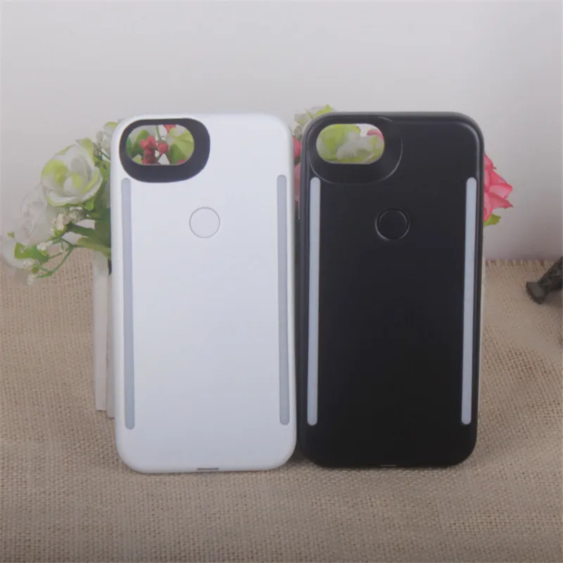 

Luxury Luminous Phone case For iPhone 7 Plus Case For iPhone XS MAX XR with Lights Flash Luxury For i Phone 7 8 6S Plus X Cover