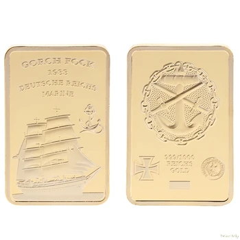 

2018 Meaningful Commemorative Coin Sailboat Gorch Fock Well Known Collection Arts Gifts Souvenir Noncurrent Coin