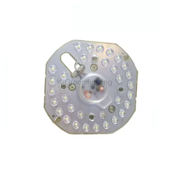 

5X High quality 16W 160-265V input LED ceiling module light board with PC lens cover +driver + magnetic columns free shipping