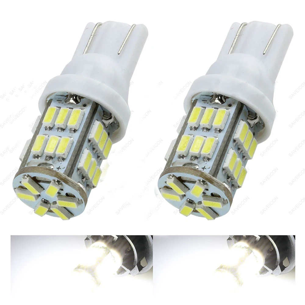 Yushuangyi 10X T10 led 30smd 3014 SMD Car Bulb Car Auto LED T10 led 194