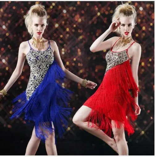 

Free Shipping Latin Dance Dress Special Offer Latin Dance Dress Women Latin Dance Costume Latin Salsa Dresses Fringe Dress