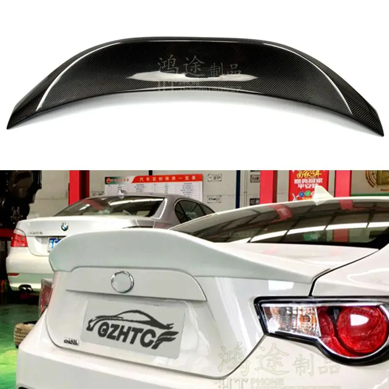 

Car Styling For Toyota GT86 Subaru BRZ Spoiler 2012 2013 2014 2015 High Quality Carbon Fiber Rear Boot Trunk Wing Lip Spoiler