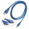0.3/0.5/1/1.2/1.8/3M USB 3.0 Extension Cable Male to Female Extender Phone Data Cable Extended for PC Phone USB Extension Cable ► Photo 3/4