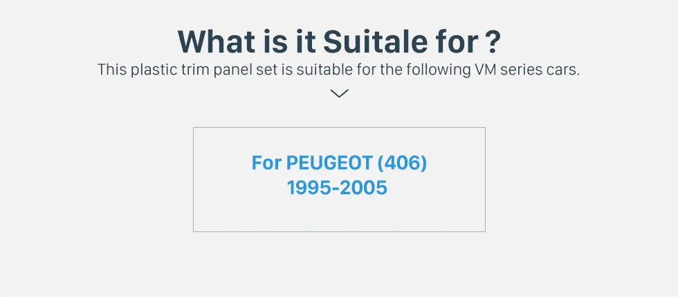 Seicane популярная OEM 1 Din Автомобильная Радио фасция для 1995-2005 PEUGEOT 406 автомобильный Стайлинг стерео тире CD Фасции Аудио фитинг адаптер