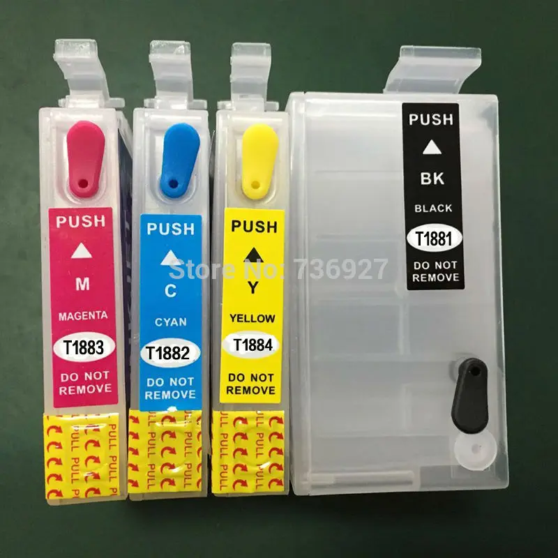 T1881 T1882 T1883 T1884 Пустой Запасной картридж для Epson WF 7111 7621 3641 принтера с чипом|refillable