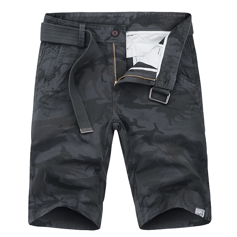 Мужские камуфляжные шорты карго крутые военные облегающие 38 Pantalones Cortos Hombre лето