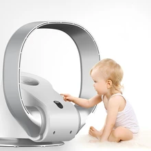 SK двойной настольный настенный вентилятор Bladeless DC инверторный напольный вентилятор Настенный Вентилятор с дистанционным управлением серебристый вентилятор для кондиционера