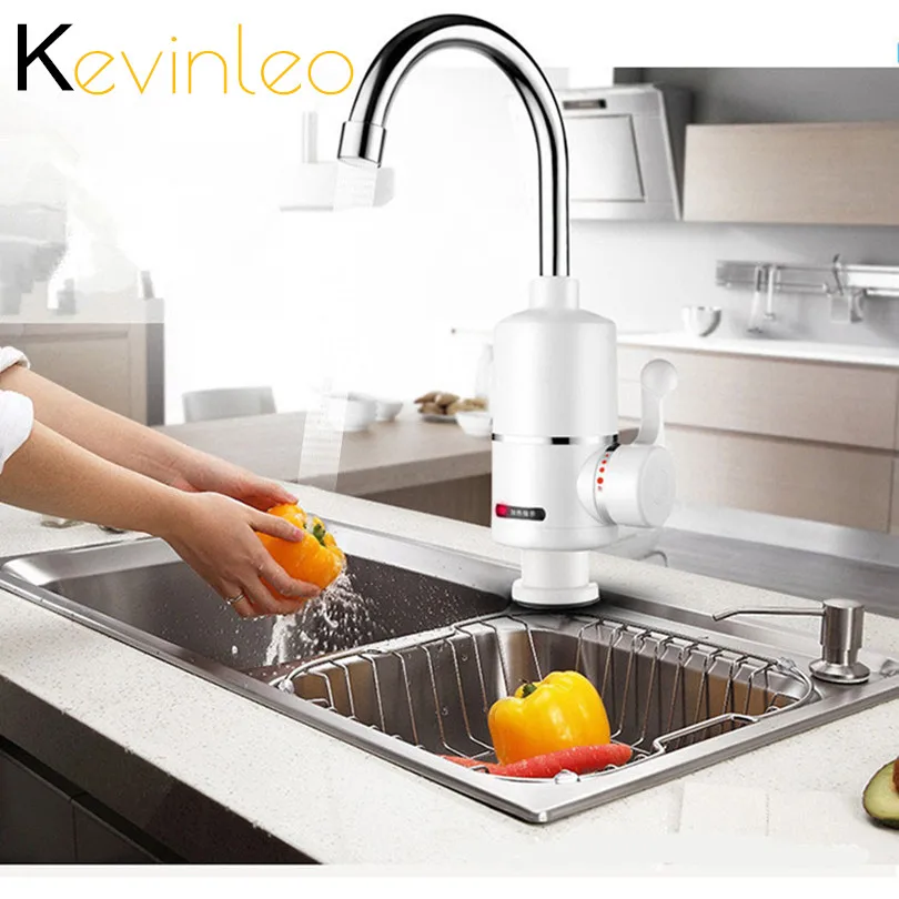Tankless Water Heater Kitchen 3000W Instant Hot Water Tap Electric