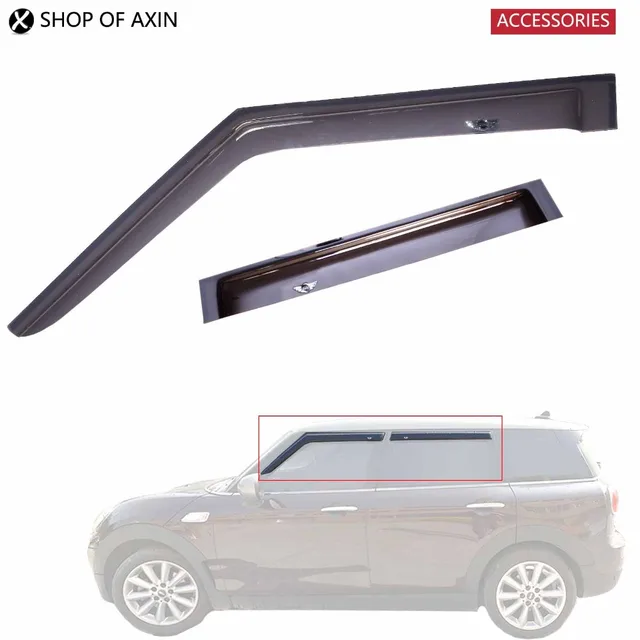 Sun Rain Guards Acrylic Translucent Smoky Color For Mini Cooper
