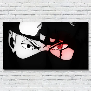 

Kakashi Hatake Naruto Poster Japanese Manga Wall Art Anime Posters Room Decoration Canvas Art Cartoon canvas painting R196