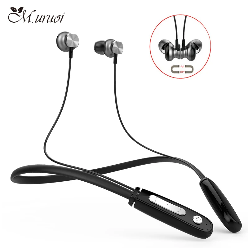 M. uruoi беспроводные наушники Hands Free спортивные стерео вкладыши Bluetooth с микрофоном