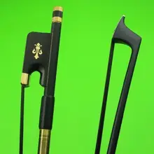 1 шт. Новые Pro углеродного волокна виолончель лук 4/4 полный размер черное дерево лягушка черный конский волос