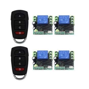 

Free shipping Wholesale DC 12V 10A relay 1CH wireless RF Remote Control Switch 2Transmitter+ 4Receiver+Case+Battery SKU: 5429