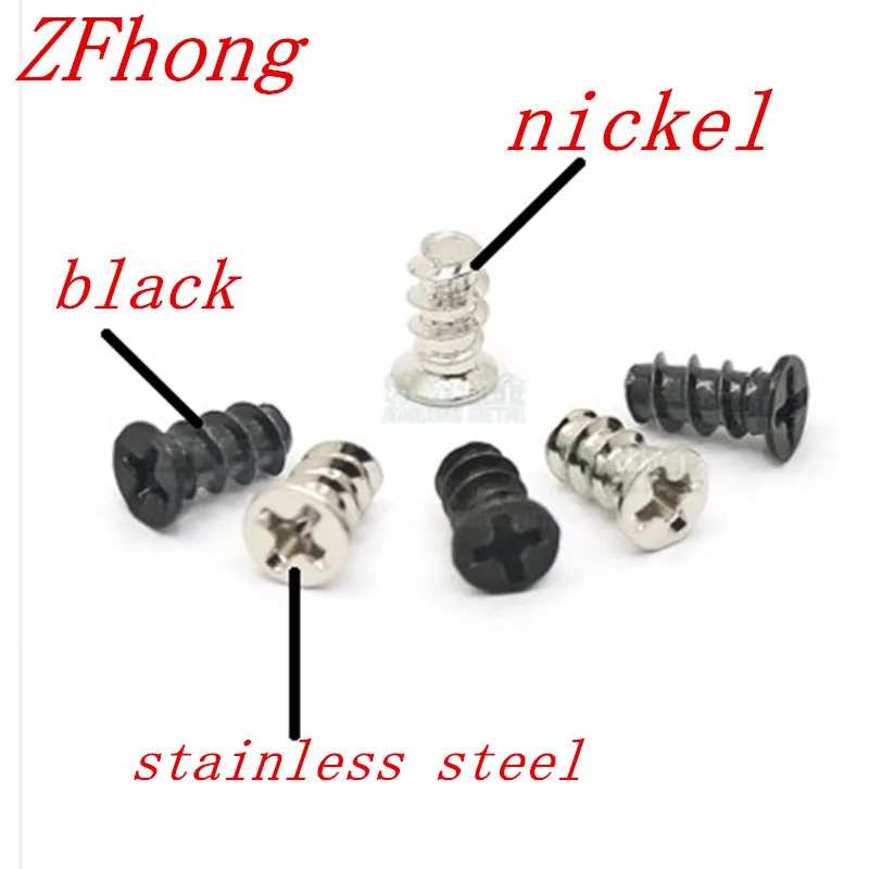 100pcs M5*10 M4*10 Stainless Steel Nickel Plated Zinc plated Computer PC Case Cooling Fan Mount