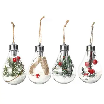 

Smuxi DC 4.5V Christmas Tree Decoration Lamp Solar Ball Copper Wire Bulb Hanging Lamp Garden Pendant Bedroom Night Light LED