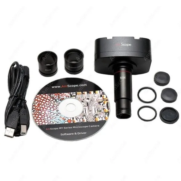 AmScope Supplies 5.0MP Microscope USB Camera Windows &ampamp Mac OS X + Calibration Kit MA500-CK | Инструменты