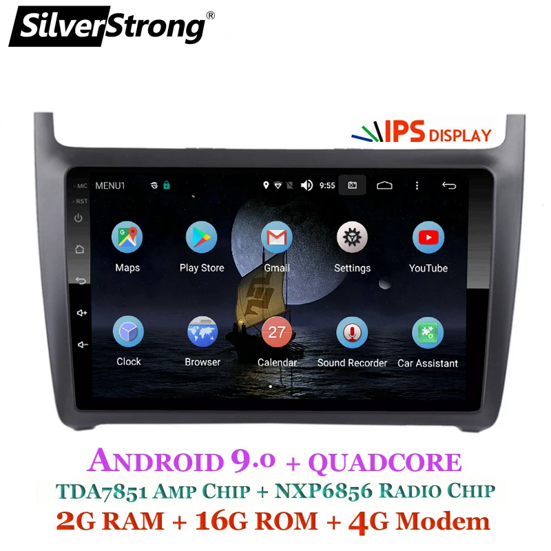 android9.0 VOLKSWAGEN POLO SEDAN POLO MK5 2005 2006 2007 2008 2010 2011 2012 2013 JETTA BORA PASSAT B4 B5 GOLF B6 B7 (4)