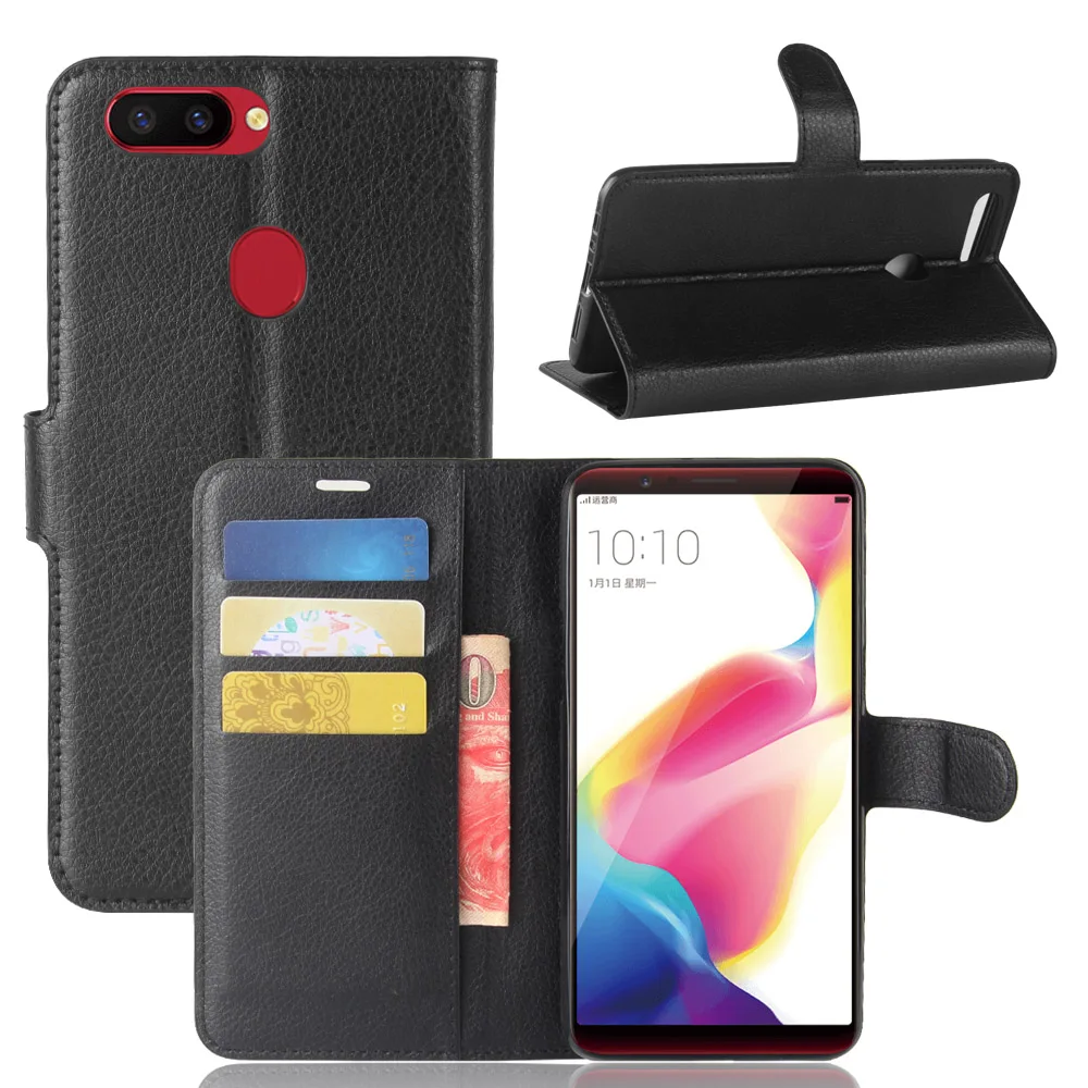 Чехол-книжка из искусственной кожи для OPPO R11S Plus 6 43 дюйма чехол-кошелек с откидной