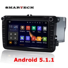 VW Radio Android 5.1 Quad Core 1024*600 Car DVD Player Stereo Navi For VW Skoda POLO GOLF PASSAT CC JETTA Steeringwheel OBD WIFI