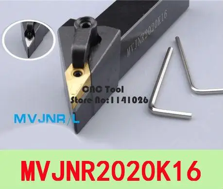 

MVJNR2020K16/ MVJNL2020K16,Metal Lathe Cutting Tools,CNC Turning Tool,Lathe Machine Tools, External Turning Tool Type MVJNR/L 20