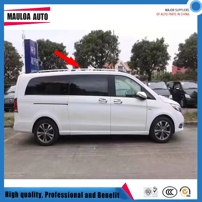 

High quality Aluminium alloy screw install side rail roof rack for V260 2016 2017 2018 16 17 18