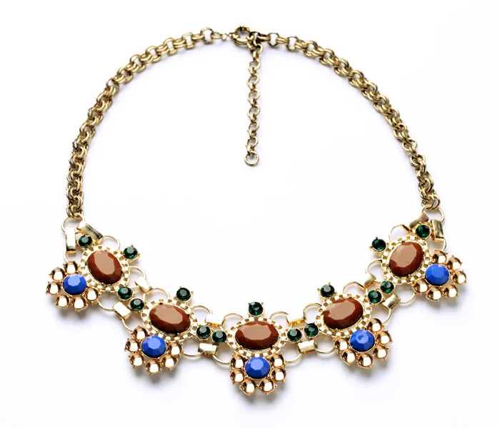 

Hot Sale Fashion Vintage Double Rolo Chain Fantastic Women Light Gold Color Chockers Necklaces In Jewelry