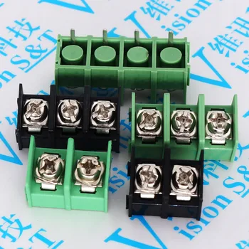 

10pcs x KF7.62mm-2/3/4Pin 300V 20A 7.62mm Pitch Straight Needle Connector Pcb Screw Terminal Block Connector
