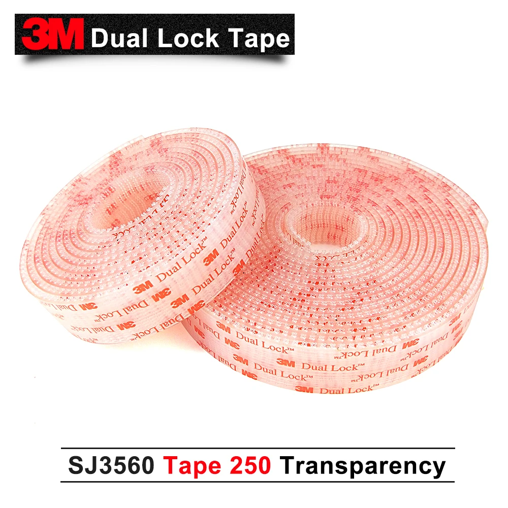 

3M SJ3560 self adhesive dual lock tape with self adhesive Dual Lock tape 25.4mm*20M