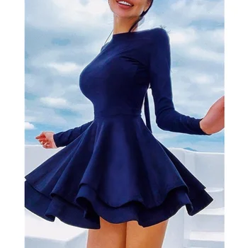 Robe De Soiree Royal Blue Short Evening Dress Sexy Long Sleeve A-Line Pron Gown Formal Party Dress robe cocktail Robe De Soiree Royal Blue Short Evening Dress Sexy Long Sleeve A-Line Pron Gown Formal Party Dress robe cocktail