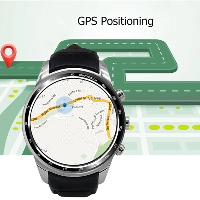 Fashion Best Business Gift 3G Smart watch 1.3'' Android 5.1 Quad Core Camera Bluetooth GPS Mens Smart Watch Phone For Android