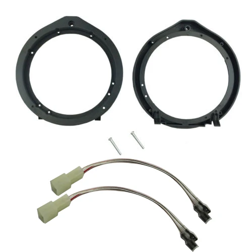 

6.5"/6.75" 165mm Speaker Adapter for Honda Civic Accord Crosstour CR-Z Stand Ring Facia With Wiring Harness Connector Cable