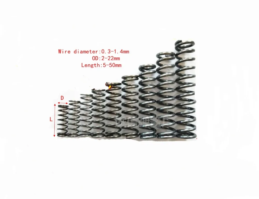 

Manufacture Custom spring steel compression springs