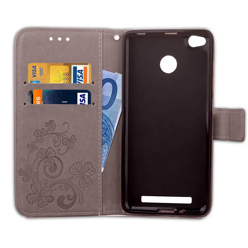 Xiaomi Redmi 3 S حالة Xiomi Redmi 3 S برو غطاء جلد محفظة من السيليكون فليب كتاب حالة كوكه Xiami Xiaomi Redmi 3 الموالية رئيس فوندا