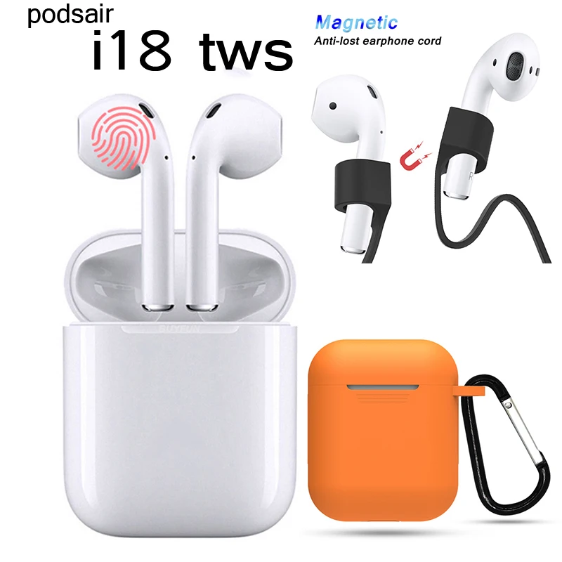 

I18tws wireless Bluetooth Bluetooth 5.0 touch headset ear buds PK sonoff i16tws i17 tws i18tws w1 chip 1:1 buds