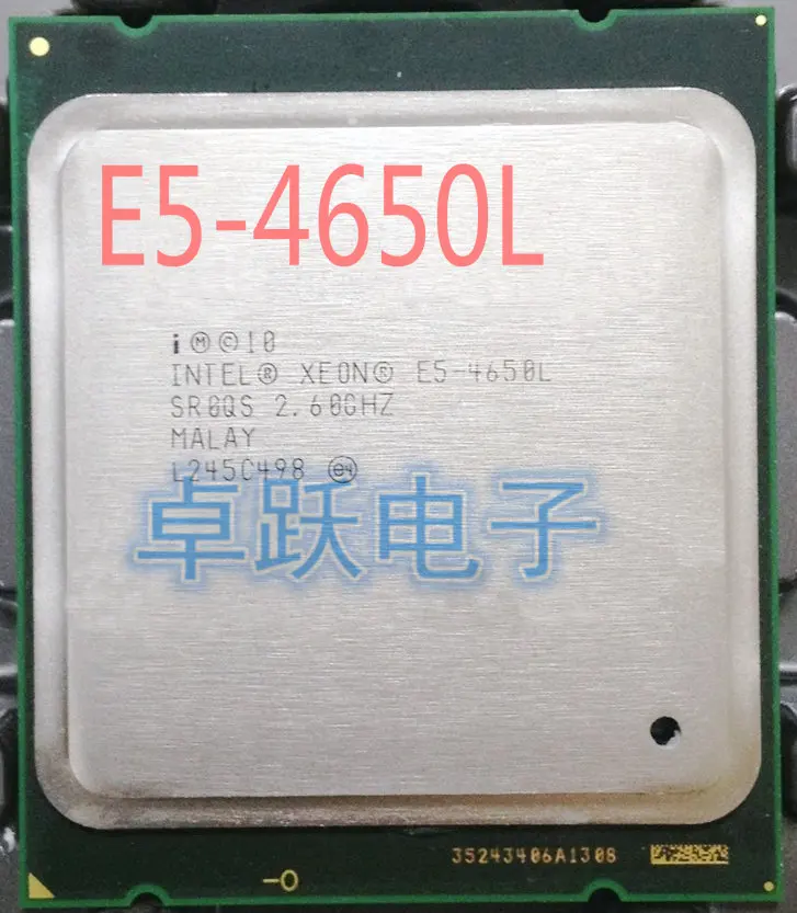 Оригинальный процессор Intel Xeon E5 4650L 2 6 ГГц 8 ядер 20 МБ SmartCache 4650 л FCLGA2011 115 Вт